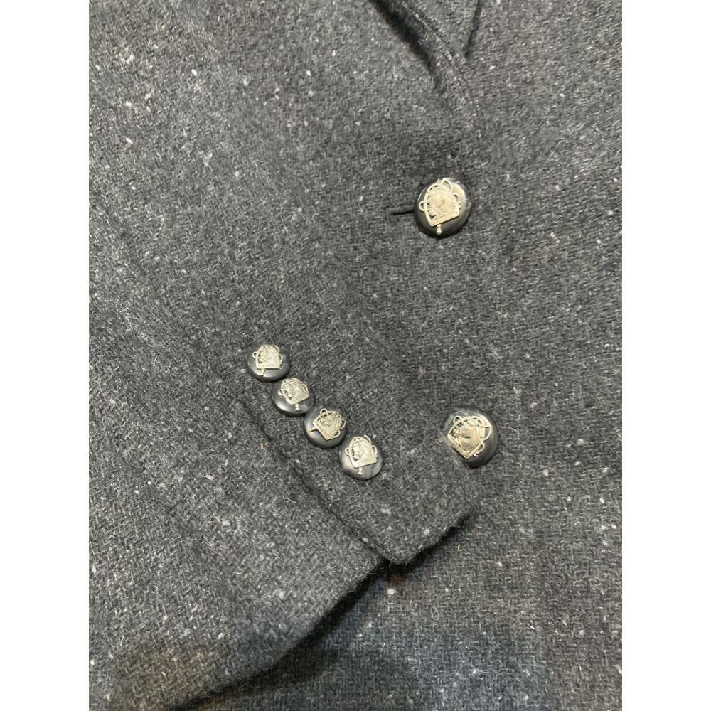 Lauren Ralph Lauren Blazer Womens Size 14W Black 100% Wool Career Work Office - Picture 9 of 10